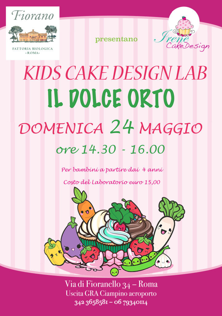 Kids Cake Design Lab Il dolce Orto