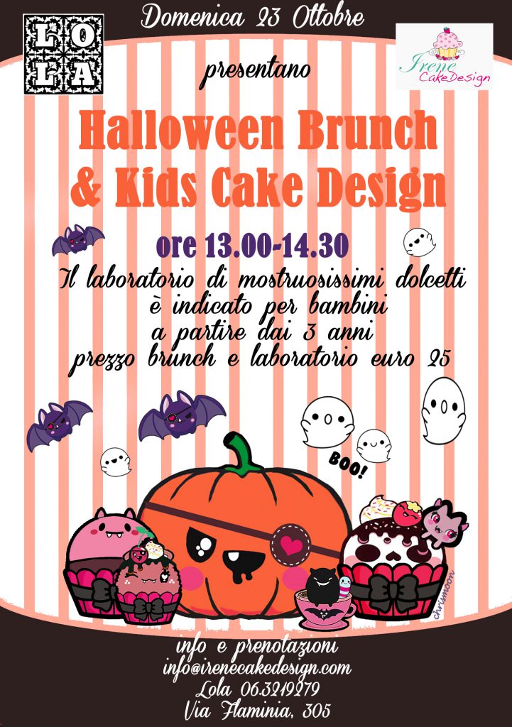 Halloween Brunch & Kids Cake Design