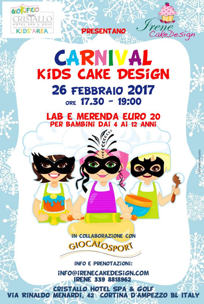 Carnival Kids Cake Design Hotel Cristallo